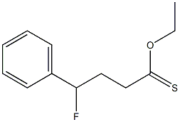 4-Fluoro-4-phenylthiobutyric acid ethyl ester Struktur