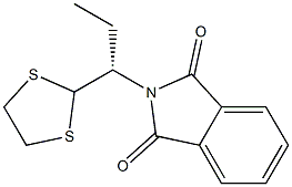 (+)-N-[(S)-1-(1,3-Dithiolane-2-yl)propyl]phthalimide Struktur