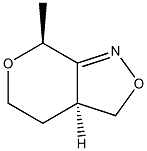 (3aS,7S)-7-Methyl-3,3a,4,5-tetrahydro-7H-pyrano[3,4-c]isoxazole Struktur