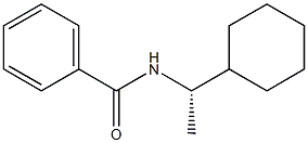 (+)-N-[(S)-1-Cyclohexylethyl]benzamide Struktur