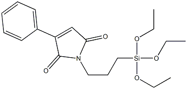 1-[3-(Triethoxysilyl)propyl]-3-phenyl-1H-pyrrole-2,5-dione Struktur