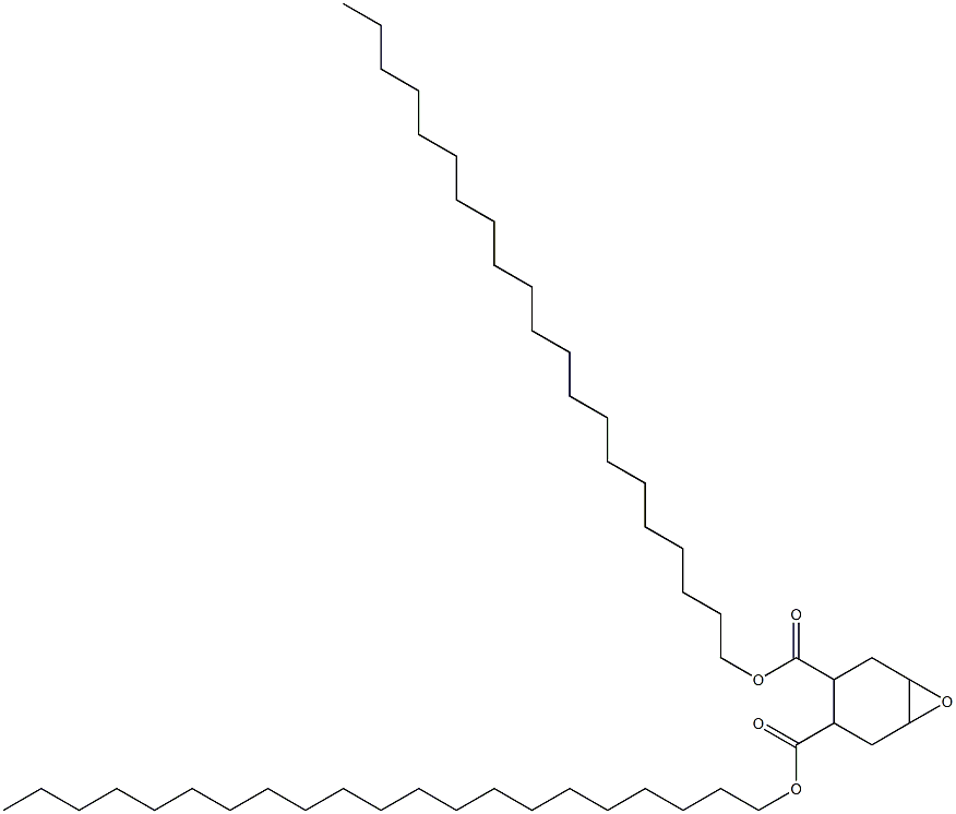 7-Oxabicyclo[4.1.0]heptane-3,4-dicarboxylic acid dihenicosyl ester Struktur