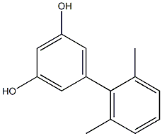 5-(2,6-Dimethylphenyl)benzene-1,3-diol Struktur