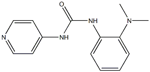 1-[(2-(Dimethylamino)phenyl)]-3-(pyridin-4-yl)urea Struktur