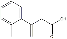 3-(o-Tolyl)-3-butenoic acid Struktur