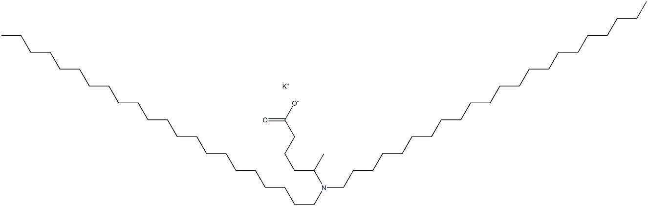 5-(Didocosylamino)hexanoic acid potassium salt Struktur