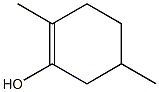 2,5-Dimethyl-1-cyclohexen-1-ol Struktur