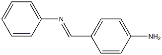 4-(Phenyliminomethyl)aniline Struktur