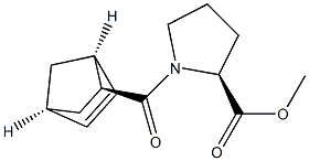 N-[[(1S,2S,4S)-Bicyclo[2.2.1]hept-5-en-2-yl]carbonyl]-L-proline methyl ester Struktur