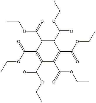 Benzenehexacarboxylic acid hexaethyl ester Struktur