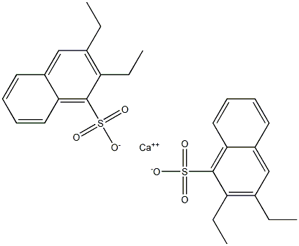 Bis(2,3-diethyl-1-naphthalenesulfonic acid)calcium salt Struktur