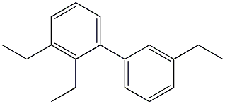 2,3',3-Triethyl-1,1'-biphenyl Struktur