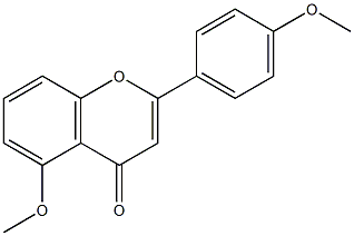 4',5-Dimethoxyflavone Struktur