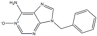 6-Amino-9-benzyl-9H-purine 1-oxide Struktur