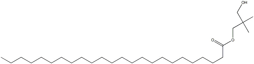 Tetracosanoic acid 3-hydroxy-2,2-dimethylpropyl ester Struktur