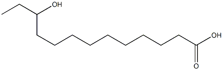 11-Hydroxytridecanoic acid Struktur