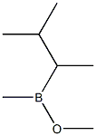 (1,2-Dimethylpropyl)(methyl)(methoxy)borane Struktur