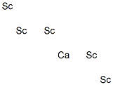 Pentascandium calcium Struktur