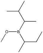 (1,2-Dimethylpropyl)sec-butyl(methoxy)borane Struktur