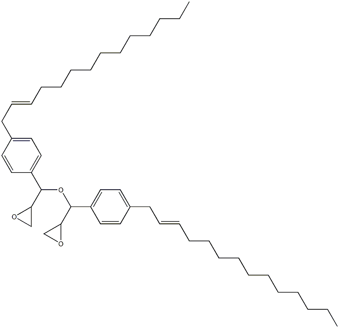 4-(2-Tetradecenyl)phenylglycidyl ether Struktur