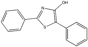 2,5-Diphenylthiazol-4-ol Struktur