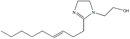 2-(3-Nonenyl)-2-imidazoline-1-ethanol Struktur