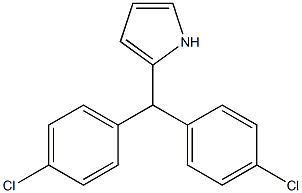 2-[Bis(4-chlorophenyl)methyl]-1H-pyrrole Struktur