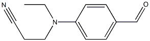 3-[Ethyl(p-formylphenyl)amino]propanenitrile Struktur