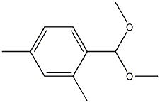 2,4-Dimethylbenzaldehyde dimethyl acetal Struktur