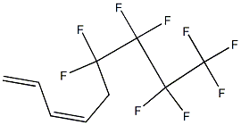 (3Z)-6,6,7,7,8,8,9,9,9-Nonafluoro-1,3-nonadiene Struktur