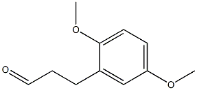 2,5-Dimethoxybenzenepropanal Struktur