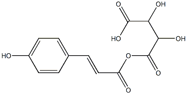 p-Coumaroyl tartaric acid Struktur