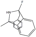 10-Fluoro-5-methyl-10,11-dihydro-5H-dibenzo[a,d]cyclohepten-5,10-imine Struktur