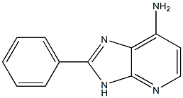 7-Amino-2-phenyl-3H-imidazo[4,5-b]pyridine Struktur