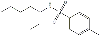 4-Methyl-N-(1-ethylpentyl)benzenesulfonamide Struktur