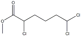 2,6,6-Trichlorocaproic acid methyl ester Struktur