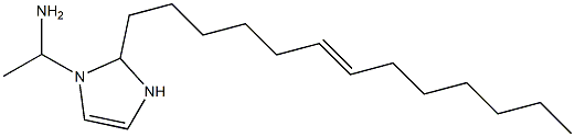 1-(1-Aminoethyl)-2-(6-tridecenyl)-4-imidazoline Struktur