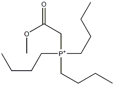 Tributyl(methoxycarbonylmethyl)phosphonium Struktur