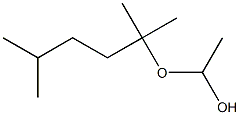 Acetaldehyde isoamylisopropyl acetal Struktur