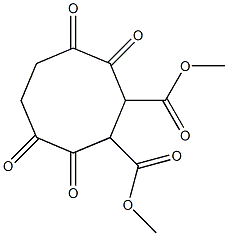 3,8-Dioxa-4,7-dioxocyclooctane-1,2-dicarboxylic acid dimethyl ester Struktur