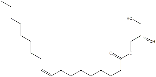 Oleic acid (S)-2,3-dihydroxypropyl ester Struktur