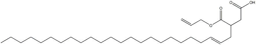 3-(2-Tetracosenyl)succinic acid 1-hydrogen 4-allyl ester Struktur