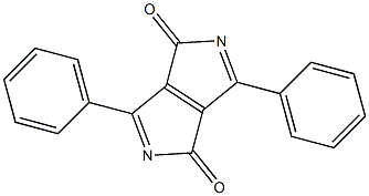 3,6-Diphenyl-pyrrolo[3,4-c]pyrrole-1,4-dione Struktur