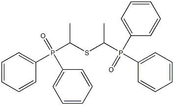 Methyl(diphenylphosphinylmethyl) sulfide Struktur