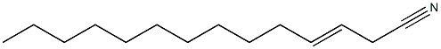 3-Tetradecenenitrile Struktur