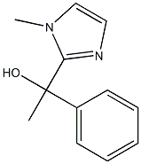 1-(1-Methyl-2-imidazolyl)-1-phenylethanol Struktur