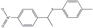 1-(4-Nitrophenyl)-1-(4-methylphenylthio)ethane Struktur