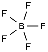 Boron pentafluoride Struktur