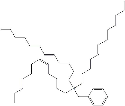 Tri(5-dodecenyl)benzylaminium Struktur