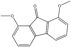 1,8-Dimethoxy-9H-fluoren-9-one Struktur